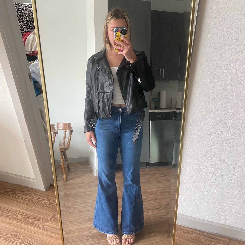 Pleather Moto Jacket